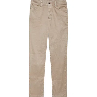 Zegna Slim Fit Jeans In Medium Beige