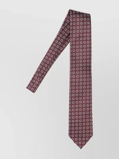 ZEGNA SLIM PATTERNED TIES POINTED TIP