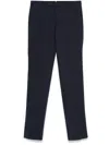Zegna Slim Trousers In Blue