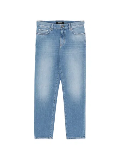 Zegna Slim-fit Jeans In Blue