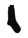 Zegna Smooth Socks In Black