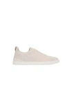 Zegna Triple Stitch Sneakers In Neutral