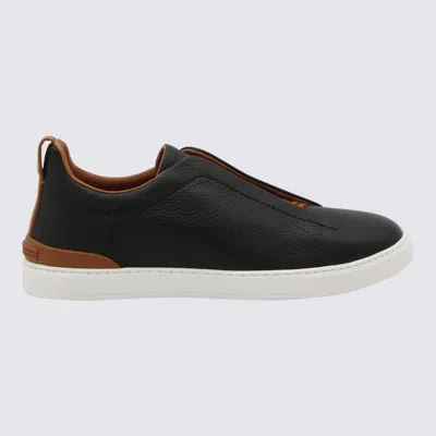 ZEGNA SNEAKERS BLACKS AND GREYS