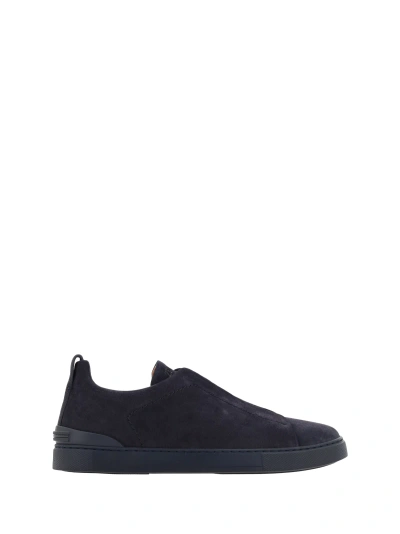 Zegna Trainers In Black