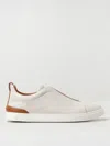 Zegna Sneakers  Men Color White In White