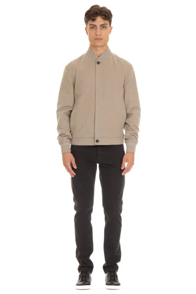 Zegna Sophisticated Men's Coat For Fw24 In Brown