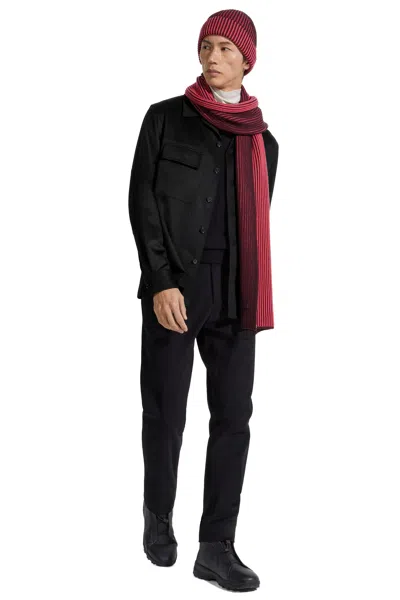 Zegna Sophisticated Men's Coat For Fw25 Season In Black