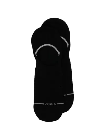 Zegna Soul Socks In Black