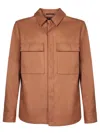 Shop Zegna Sovracamicia In Beige