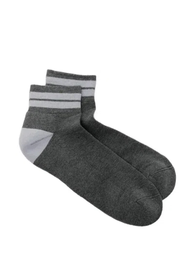 Zegna Sport Allure Socks In Gray