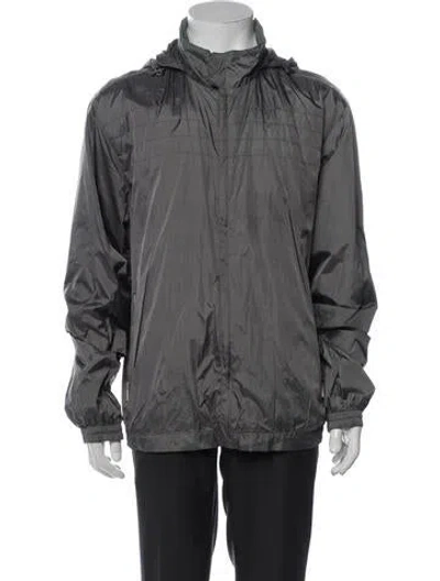 Pre-owned Zegna Sport Windbreaker In Grey