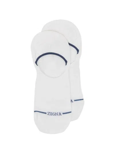 Zegna Sporty Soul Socks In White