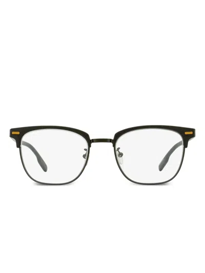 Zegna Square-frame Glasses In Black