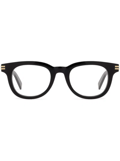 Zegna Square-frame Glasses In Black