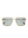 Zegna 56mm Navigator Sunglasses