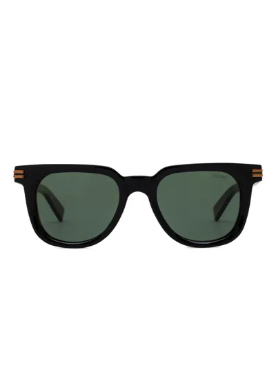Zegna Square-frame Sunglasses In Black