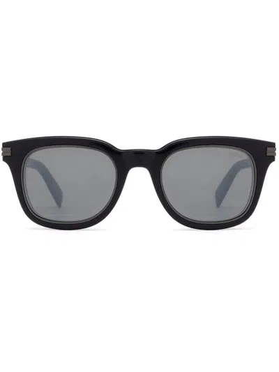 Zegna Square-frame Sunglasses In Black