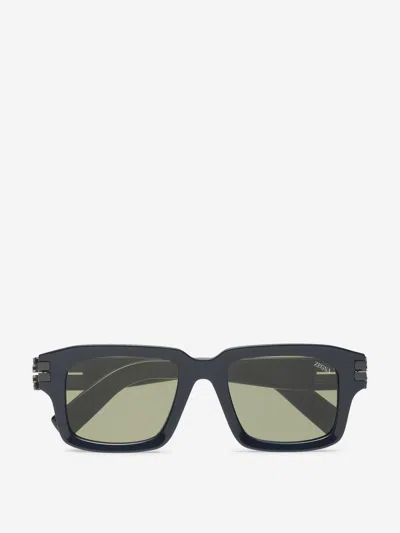 Zegna Square Sunglasses In Black