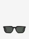 Zegna 54mm Polarized Rectangular Sunglasses In Black