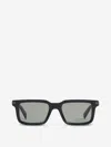 Zegna Square Frame Sunglasses In Black