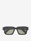 Zegna Lunettes De Soleil En Acétate Bleues In Cobalt Blue