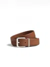 ZEGNA ZEGNA SQUARED BUCKLE BELT