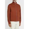 Zegna Blouson Motorin 100cc En Microfibre In Rust