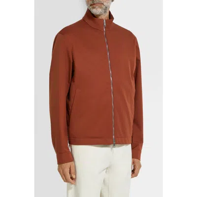 ZEGNA ZEGNA STAND COLLAR JACKET