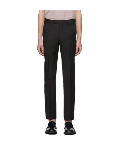 Zegna Straight Casual Pants In Black