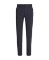Zegna Pantalon En Coton Noir In Black