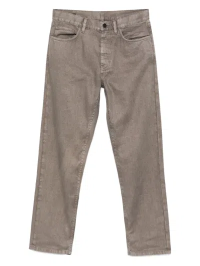 Zegna Jeans Mit Geradem Bein In Gray
