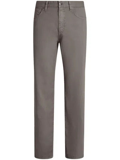 Zegna Roccia Jeans In Brown