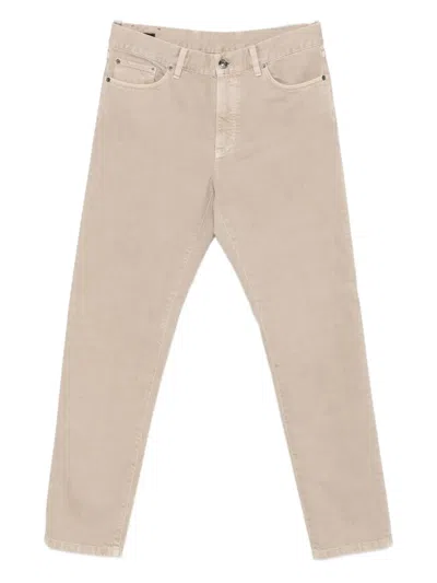 Zegna Straight-leg Jeans In Neutral