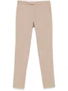 Zegna Gabardine-weave Chinos In Neutrals