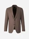 ZEGNA ZEGNA STRAIGHT LINEN BLAZER