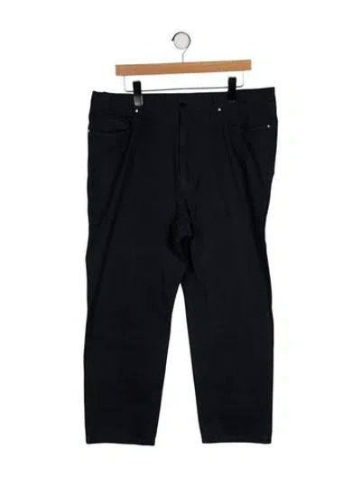 Pre-owned Zegna Straight-leg Jeans In Black