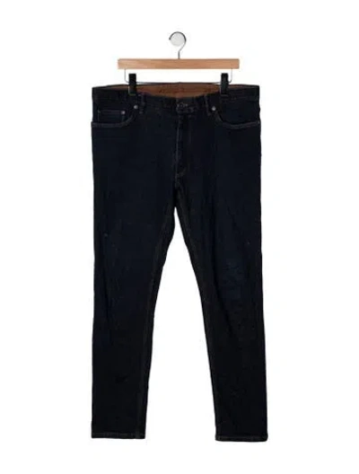 Pre-owned Zegna Straight-leg Jeans In Black