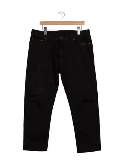 Pre-owned Zegna Straight-leg Jeans In Black