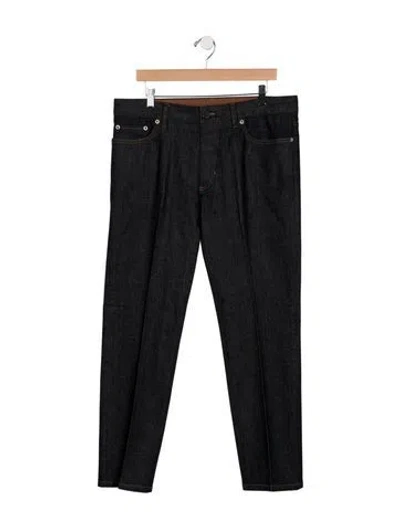 Pre-owned Zegna Straight-leg Jeans In Black