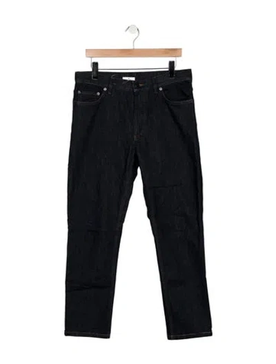 Pre-owned Zegna Straight-leg Jeans In Blue