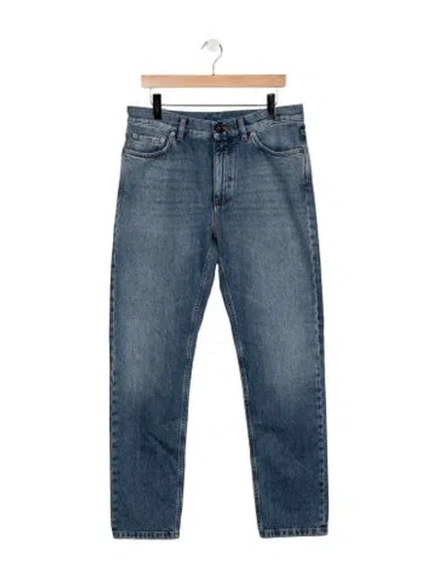 Pre-owned Zegna Straight-leg Jeans In Blue