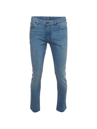 Pre-owned Zegna Straight-leg Jeans In Blue
