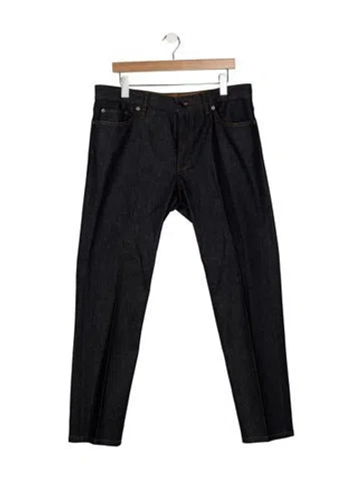 Pre-owned Zegna Straight-leg Jeans In Blue