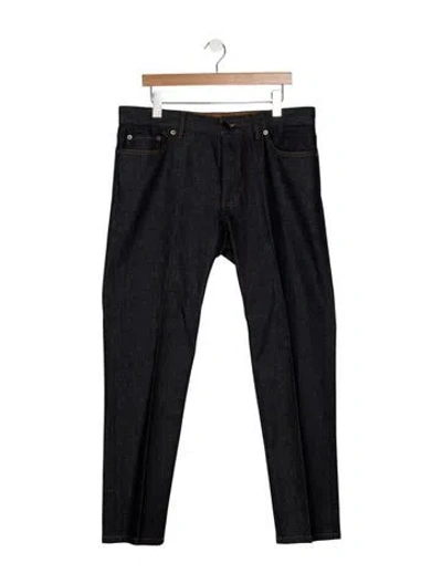 Pre-owned Zegna Straight-leg Jeans In Blue