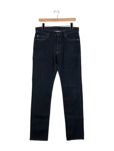 Pre-owned Zegna Straight-leg Jeans In Blue