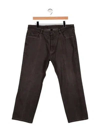 Pre-owned Zegna Straight-leg Jeans In Gray