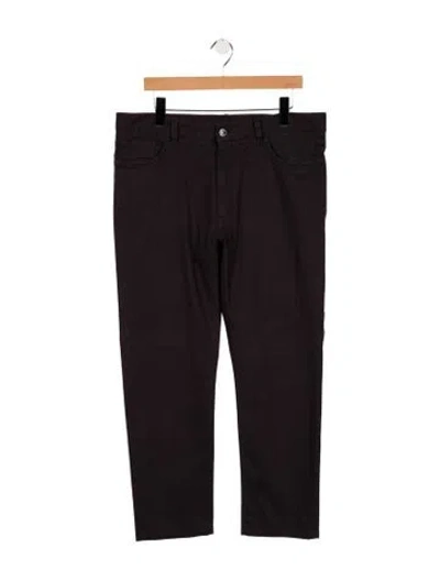 Pre-owned Zegna Straight-leg Jeans In Gray
