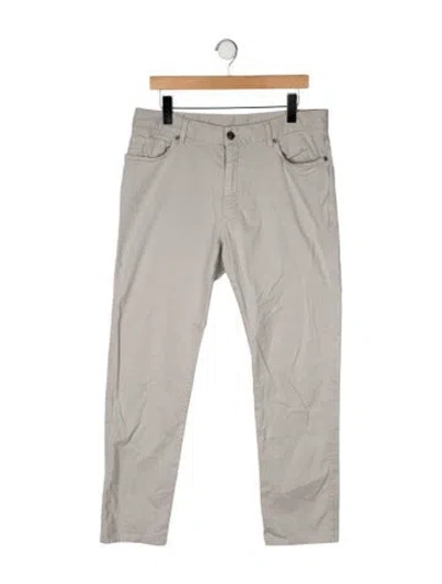Pre-owned Zegna Straight-leg Jeans In Green