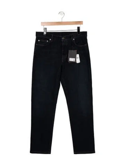 Pre-owned Zegna Straight-leg Jeans W/ Tags In Blue