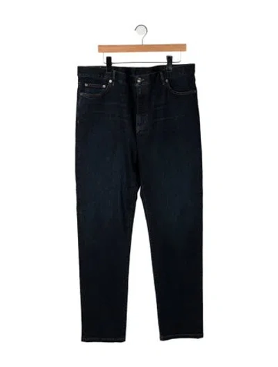 Pre-owned Zegna Straight-leg Jeans W/ Tags In Blue